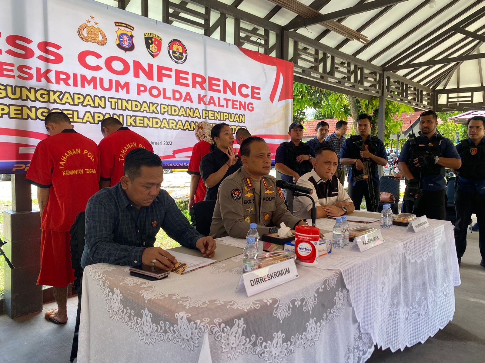 Ungkap Kasus Penipuan Dan Penggelapan Mobil, Polda Kalteng Amankan 4 Orang