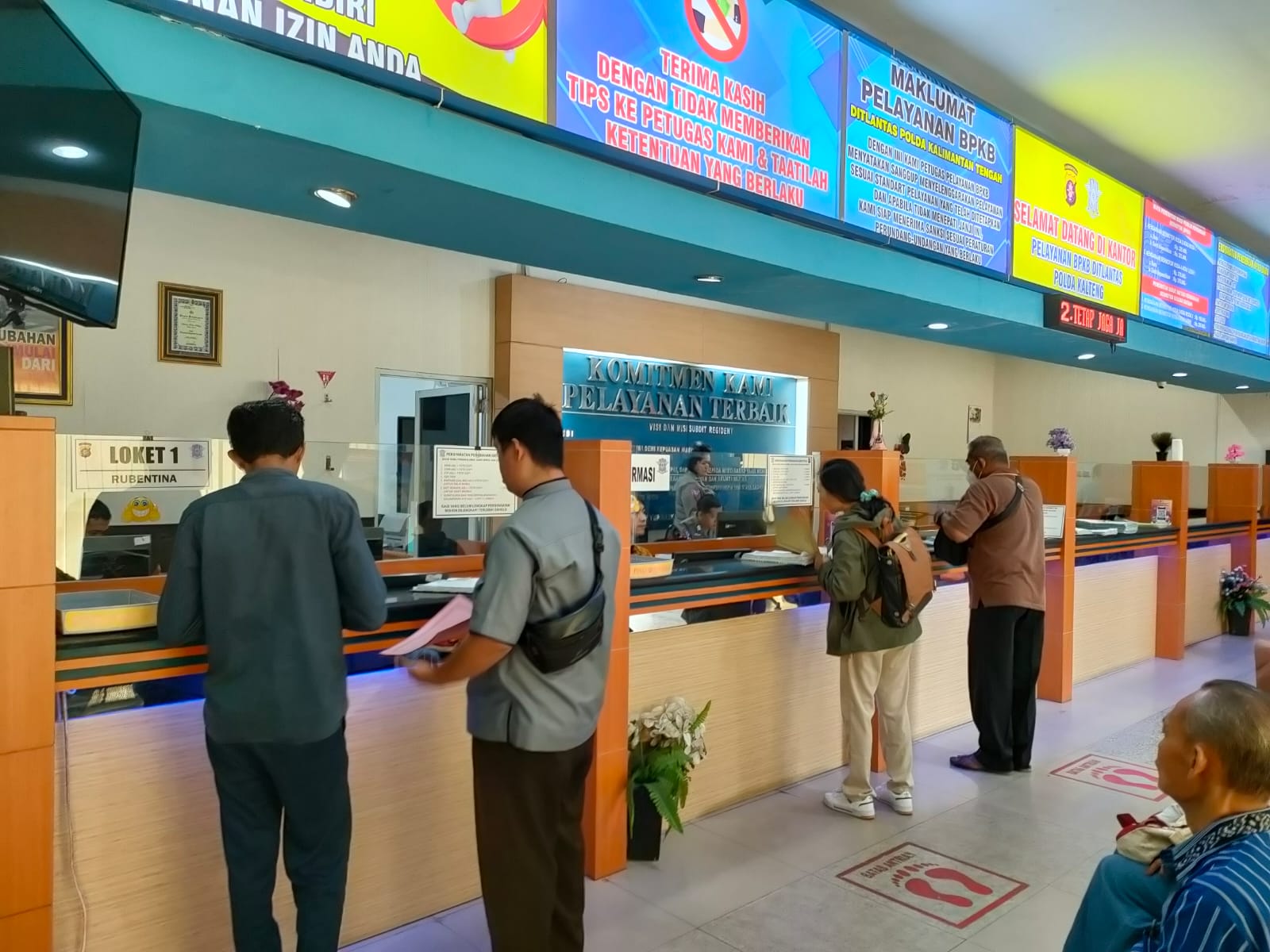 Ditlantas Polda Kalteng Berikan Pelayanan Prima Dalam Pengurusan BPKB