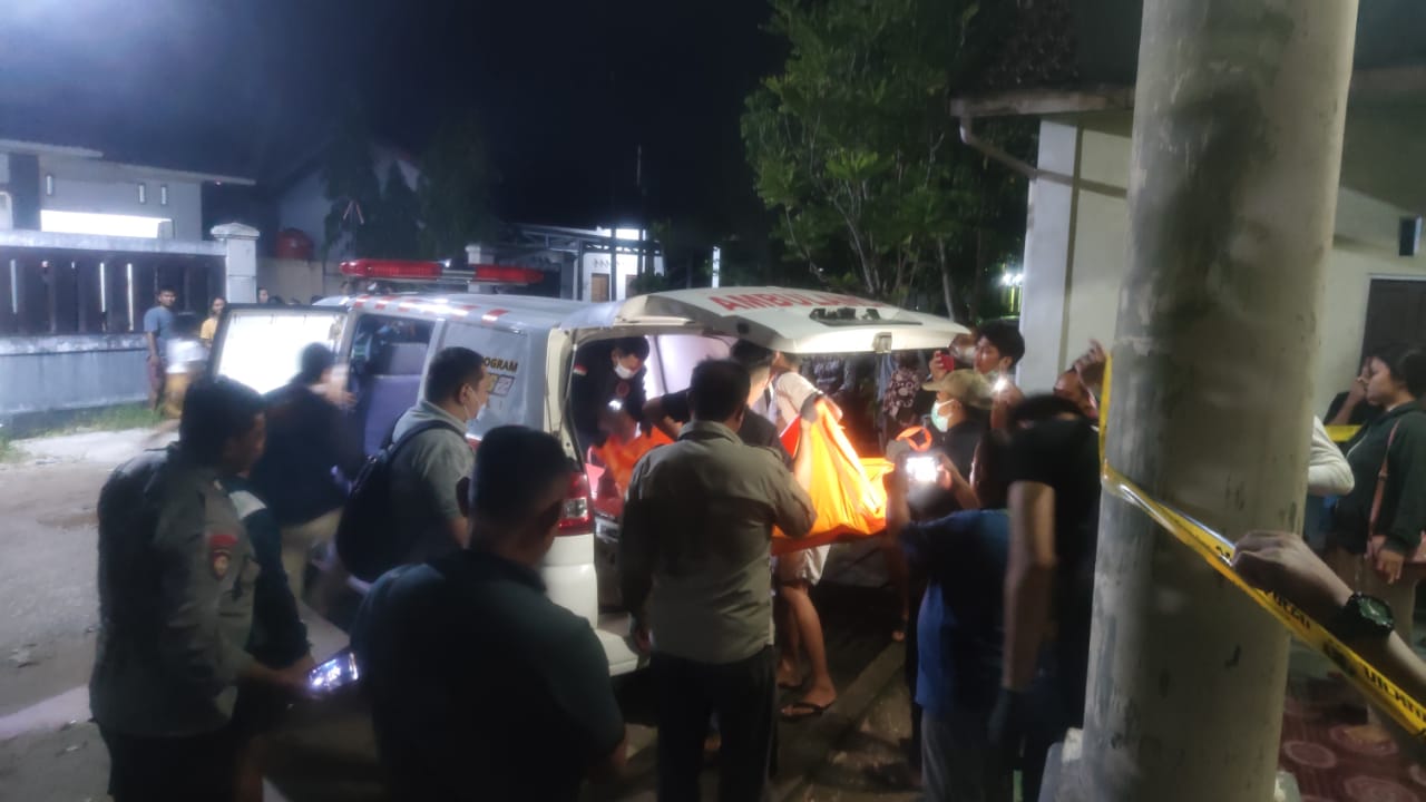 Polresta Palangka Raya Amankan TKP Penemuan Mayat di Jalan Pangeran Samudera