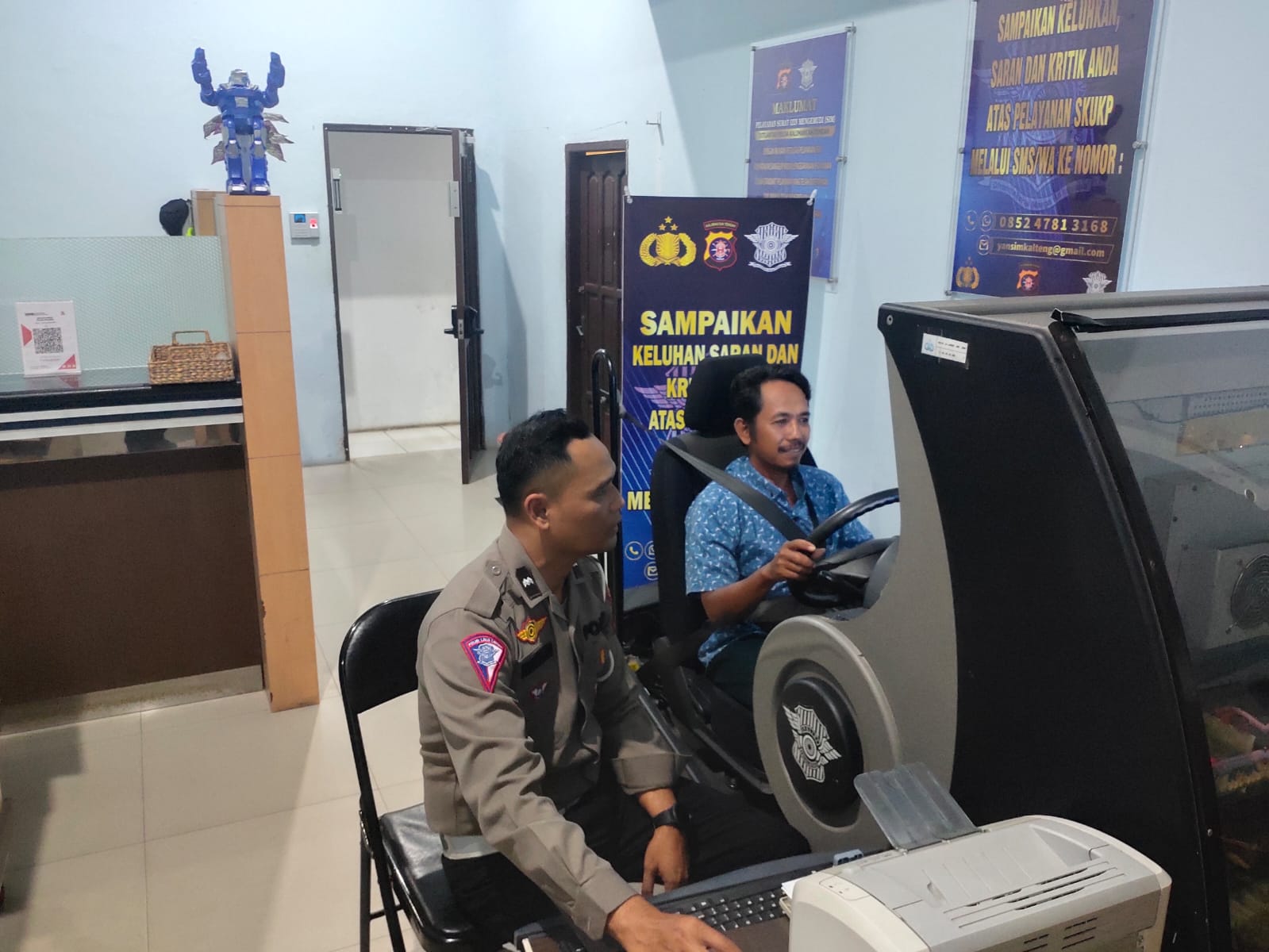 Ditlantas Polda Kalteng Berikan Pelayanan SKUKP Kepada Masyarakat