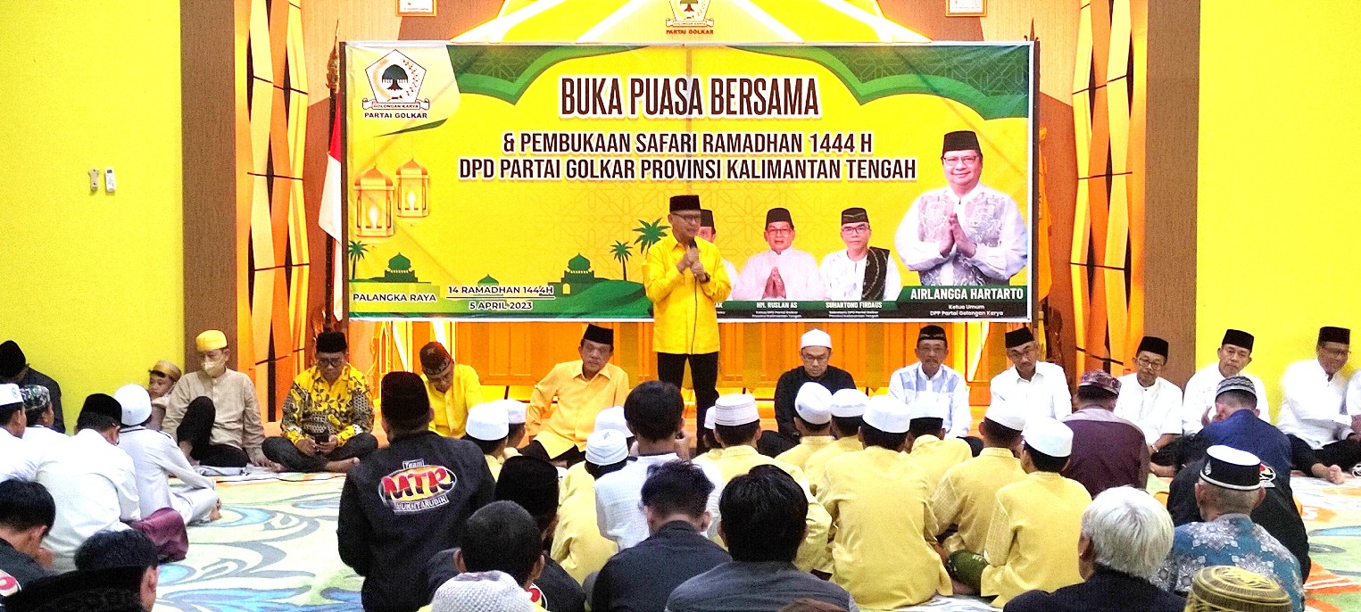 Partai Golkar Kalteng Gelar Buka Puasa Bersama dan Pembukaan Safari Ramadhan 1444 H