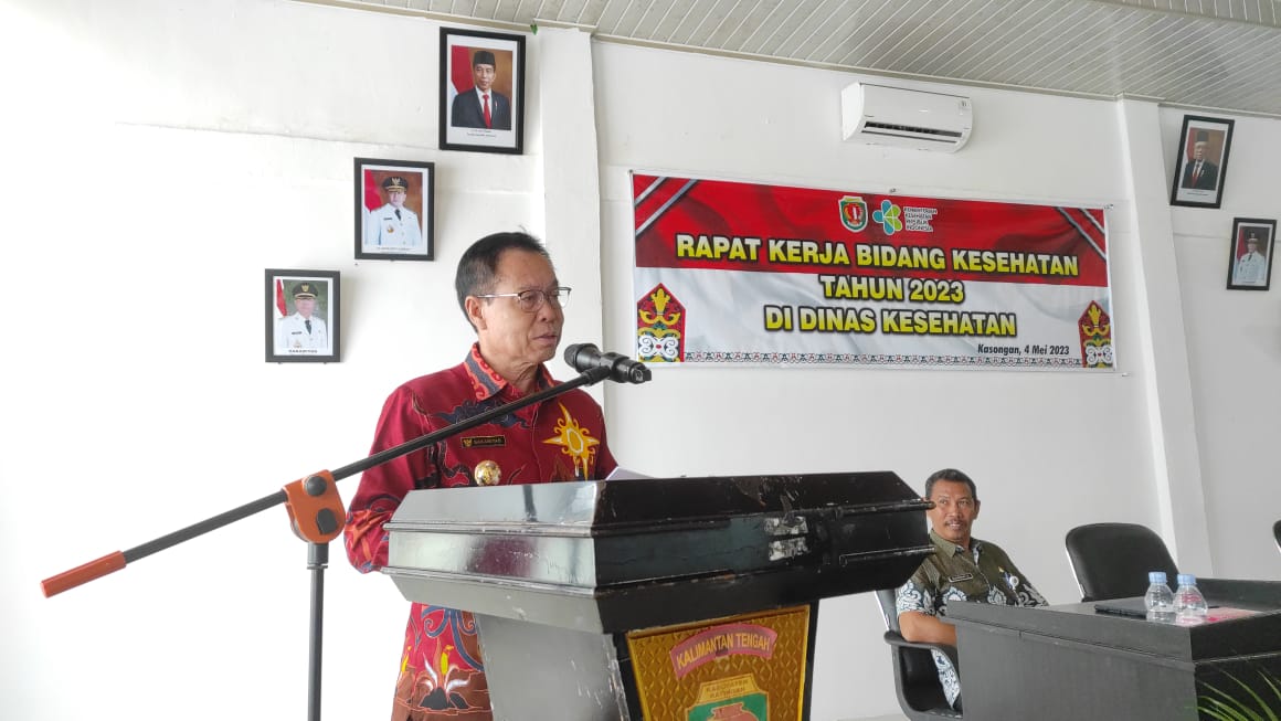 Raker Dinkes Katingan Dibuka Langsung Oleh Bupati
