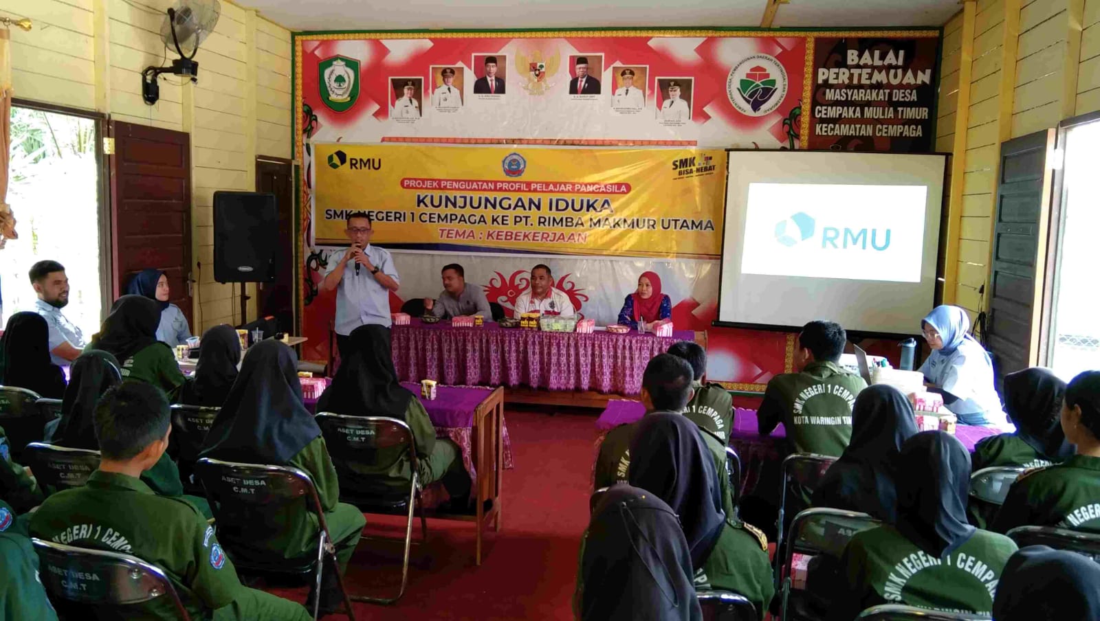 Ajak Peduli Terhadap Lingkungan, PT. RMU Edukasi Siswa SMKN 1 Cempaga