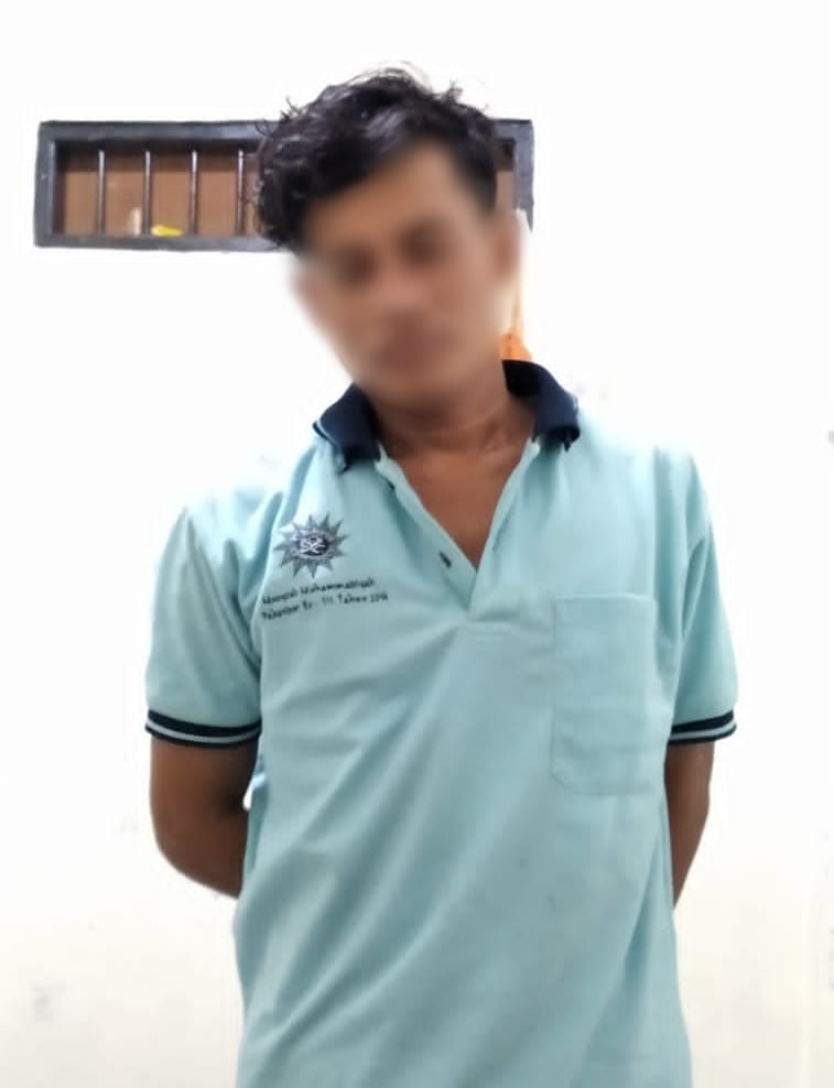 Polsek Pahandut Tahan Pelaku Penganiayaan Pedagang Buah dan Jukir Pasar Jalan Seram