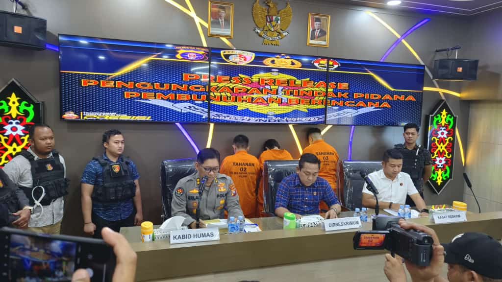 Polisi Berhasil Ringkus Pelaku Pembunuhan Bos Cafe di Palangka Raya