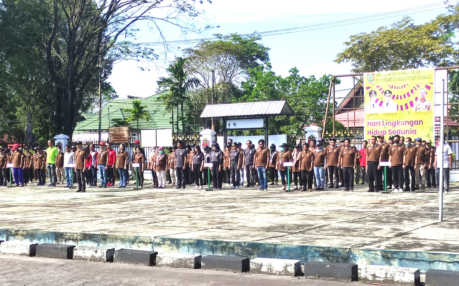 DLH Provinsi Kalteng Gelar Upacara Peringatan Hari Lingkungan Hidup Sedunia
