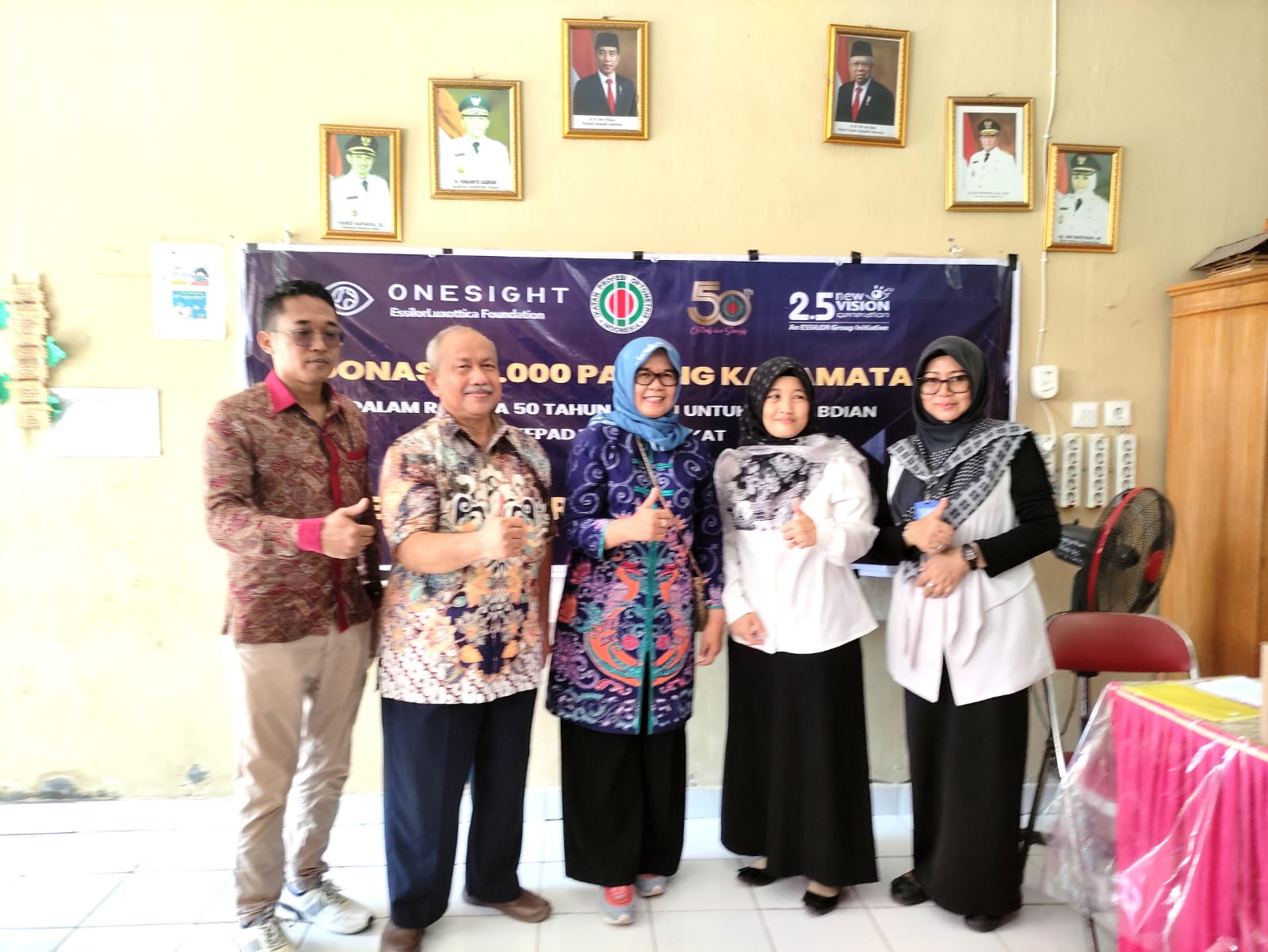 IROPIN Kalteng Adakan Baksos Kaca Mata Gratis di SDN 5 Menteng