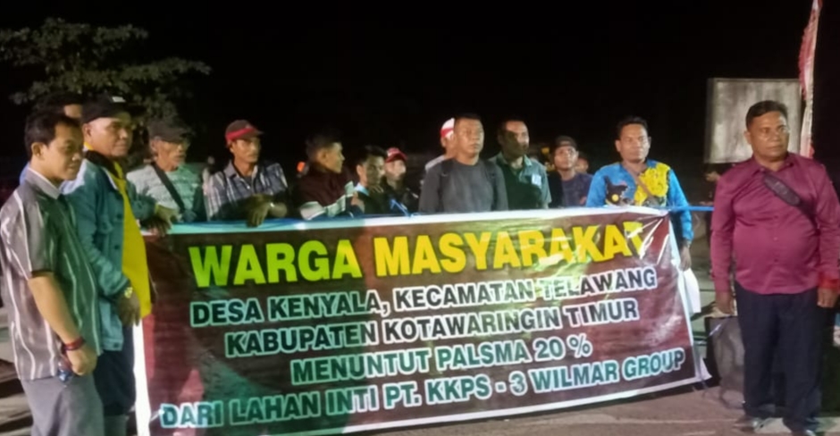 Aksi Damai Warga Desa Kenyala di PT.KKPS Berakhir dengan Kesepakatan