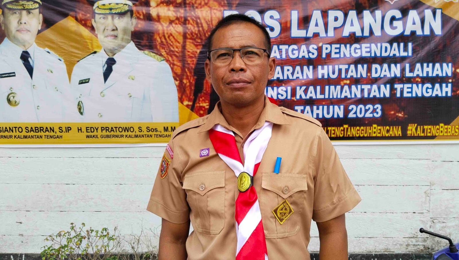 Camat Pulau Hanaut Apresiasi Dukungan PT.RMU Tangani Karhutla