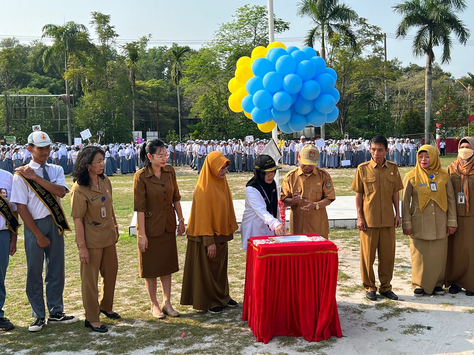 BNNP Kalteng Launching Sekolah Bersinar di SMAN 3 Palangka Raya