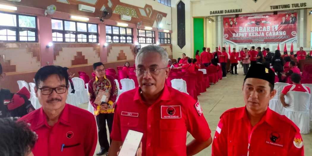 DPC Partai PDI Perjuangan Barsel Gelar Rakercab