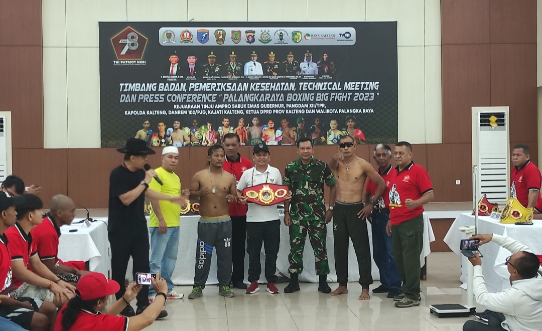Rangkaian HUT TNI ke-78, Event Palangka Raya Boxing Big Fight 2023 Hadirkan Petinju dari Berbagai Daerah