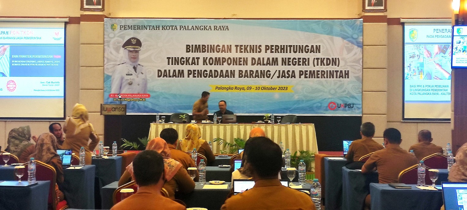 Pemko Palangka Raya Adakan BintekTKDN dalam Pengadaan Barang dan Jasa Pemerintah