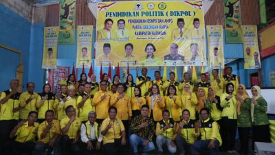 Gelar Dikpol, Golkar Katingan Harapkan Kader Solid Menangkan Pemilu 2024