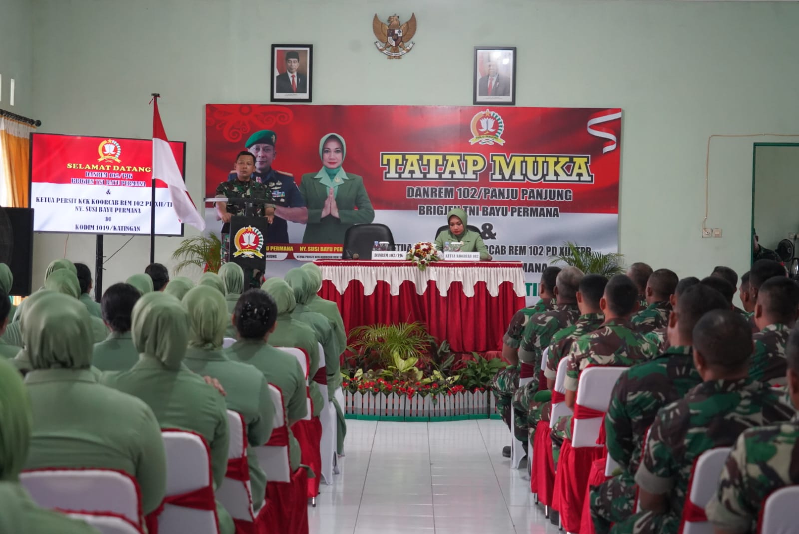 Kunjungi Kodim 1019/Ktg, Danrem 102/Pjg Berikan Arahan Hindari Pelanggaran