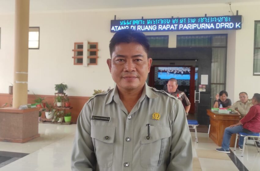 Waket I DPRD Sesalkan Seringnya Ketidakhadiran Kepala OPD Dalam Rapat Paripurna