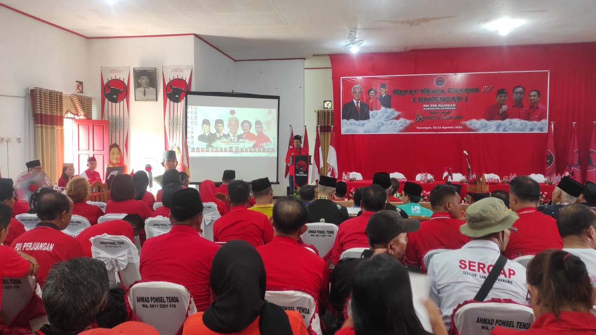 Hadari Rakercab IV PDIP Katingan, Arton S. Dohong : Konsolidasi Itu Sangat Penting