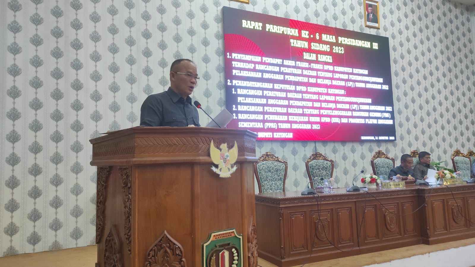 Fraksi Hanura Nasdem Peringatkan Pemkab Dalam Memprediksi Penerimaan Pembiayaan