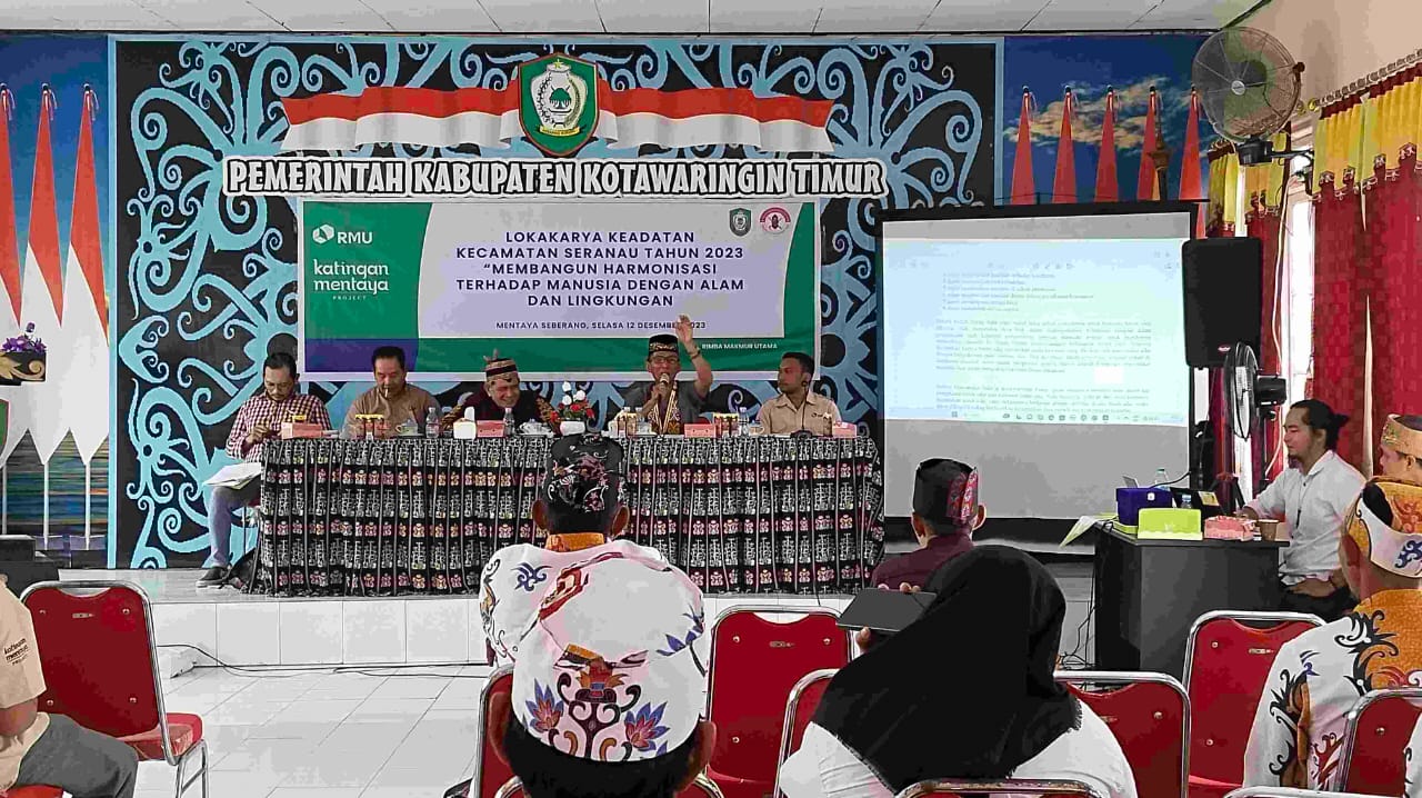 Ketua Forum Damang Kalteng Apresiasi Sinergitas Kelembagaan Kedamangan Kecamatan Seranau dan RMU