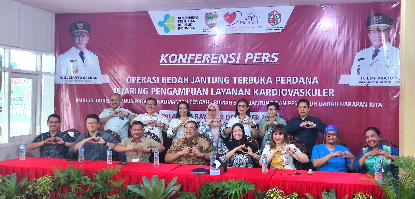 RSUD dr. Doris Sylvanus Palangka Raya Sukses Laksanakan Bedah Jantung Terbuka Perdana