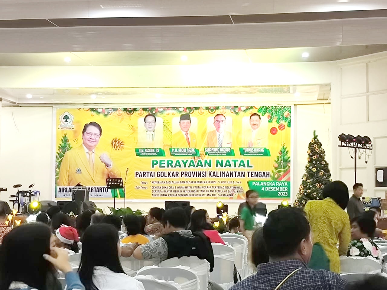 Partai Golkar Provinsi Kalteng Selenggarakan Perayaan Natal