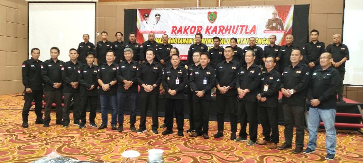 Evaluasi Pasca Karhutla, Dishut Provinsi Kalteng Adakan Rakor Karhutla