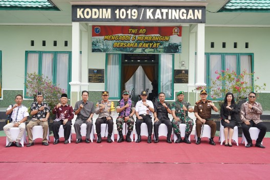 Danrem 102/Pjg Laksanakan Kunjungan Kerja ke Kodim 1019/Ktg