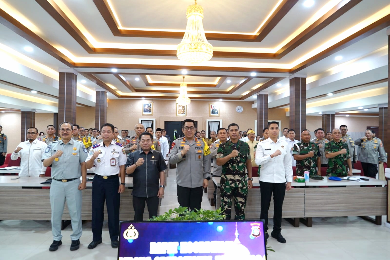 Danrem 102/Pjg Hadiri Rakor Lintas Sektoral Kesiapan Pengamanan Pengamanan Idul Fitri 1445 H
