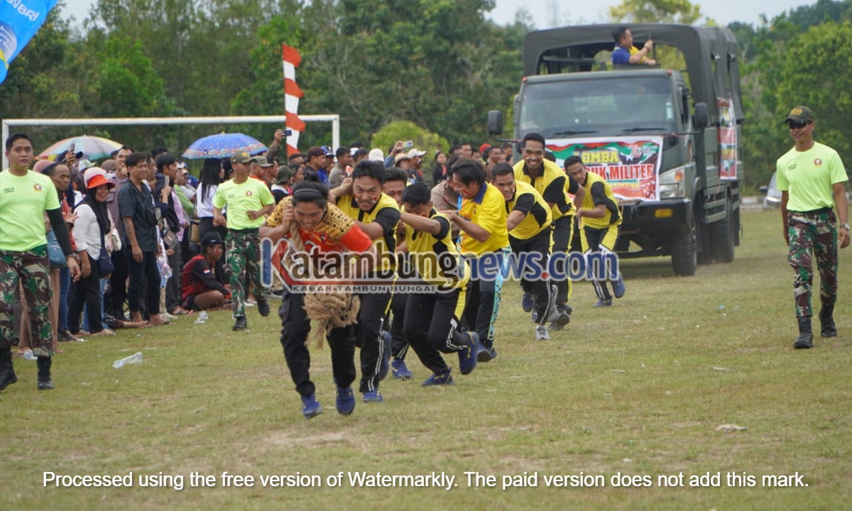 Apresiasi Pelaksanaan Lomba Tarik Truk Militer Yang Dilaksanakan Kodim 1019/Katingan