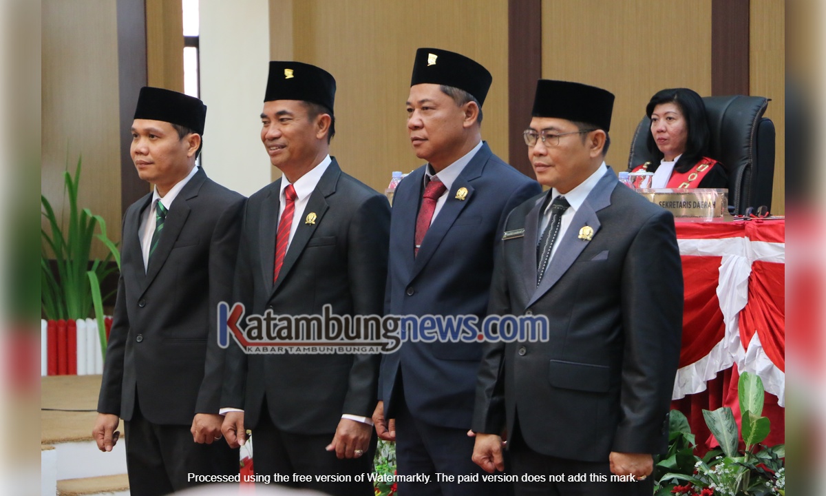 Yudea Pratidina Dan Nanang Suriansyah Ditunjuk Sebagai Pimpinan Sementara DPRD Katingan