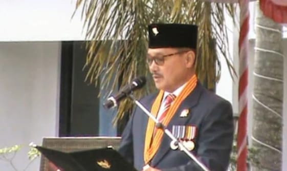 Farid Yusran Bacakan UUD 1945 di HUT RI ke-80